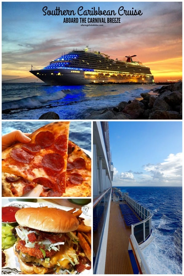 pinterest image of Southern Caribbean Cruise Aboard the Carnival Breeze