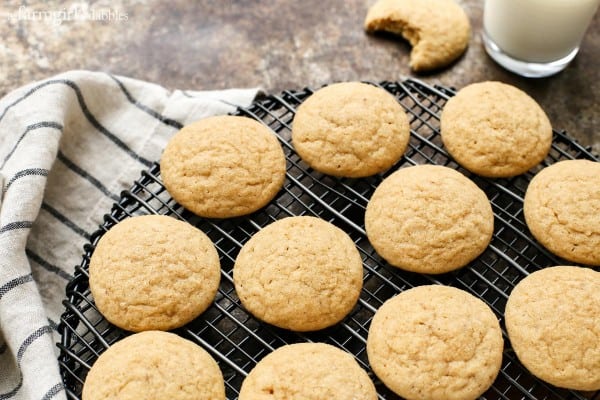 Peanut Butter Cookies with a glass of milk