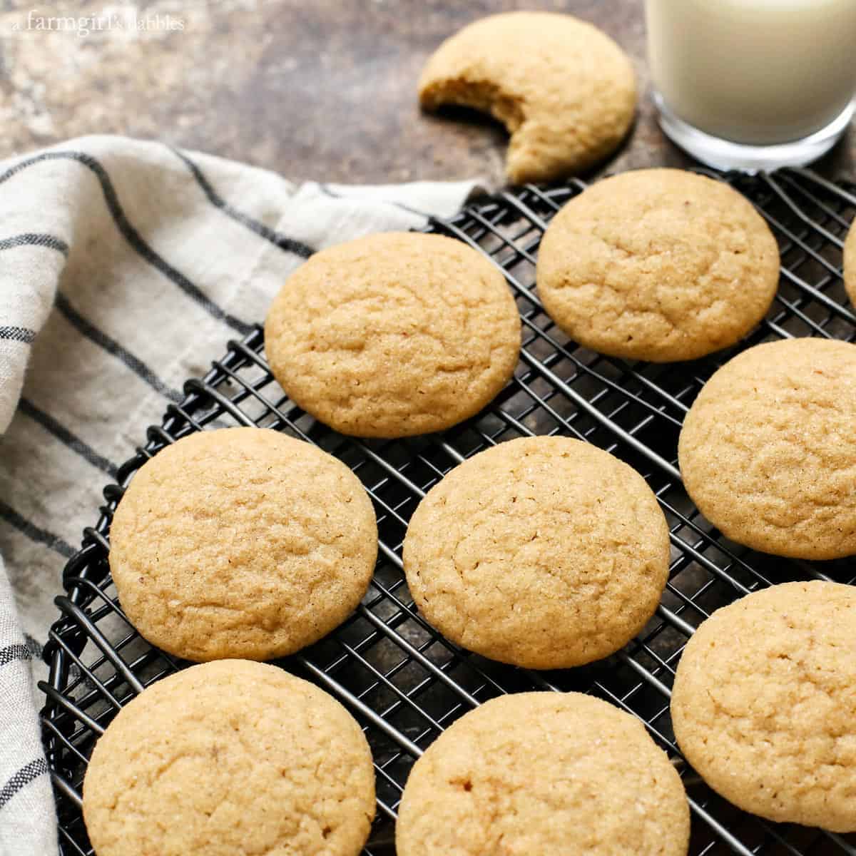 image of Honey Roasted Peanut Butter Cookies recipe by A Farm Girl's Dabbles