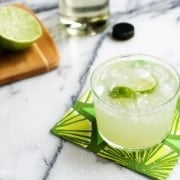 A margarita in a glass