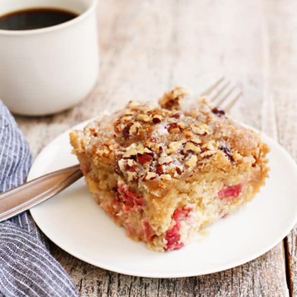 Loree S Rhubarb Coffee Cake Recipe Loree S Rhubarb Coffee Cake Recipe