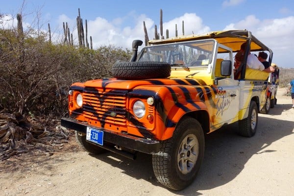 Aruba Island Tour vehicle