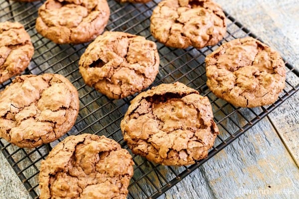 Cookies on a cooling rack