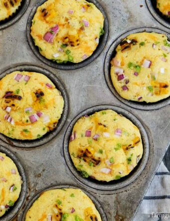 Jalapeno Grilled Sweet Corn Muffins