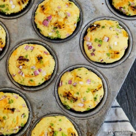 Jalapeno Grilled Sweet Corn Muffins