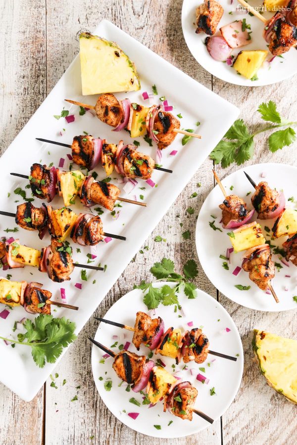 Grilled Chicken Kebabs