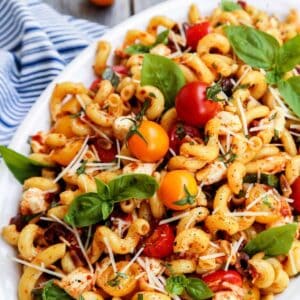 Sun Dried Tomato Pasta in a bowl