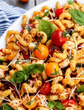 Sun Dried Tomato Pasta in a bowl
