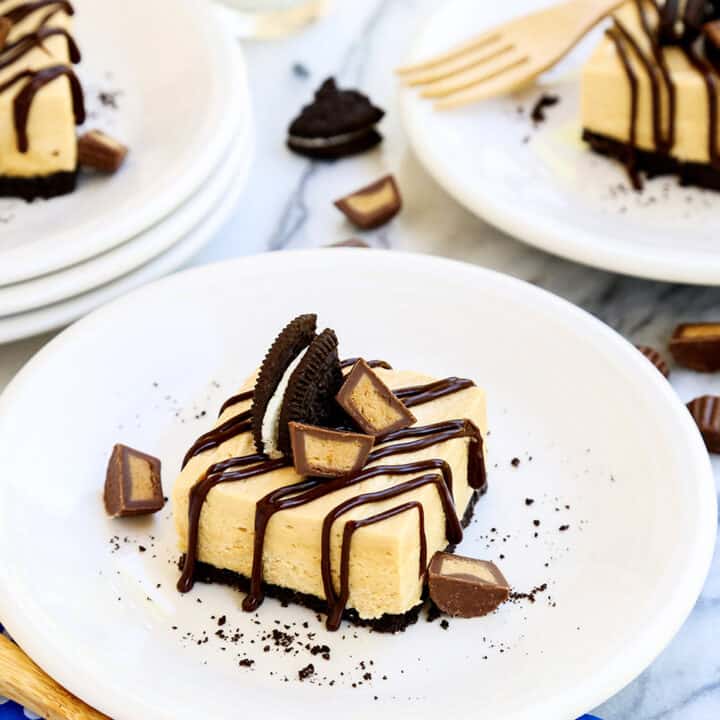 no bake peanut butter chocolate pie bars
