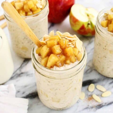 Apple Cinnamon Overnight Oats