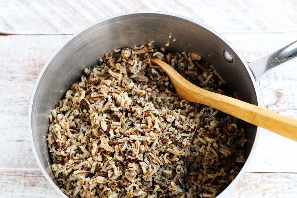 Creamy Wild Rice Casserole with Sausage and Mushrooms A Farmgirl's