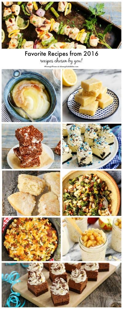 Favorite Recipes from 2016 chosen by readers