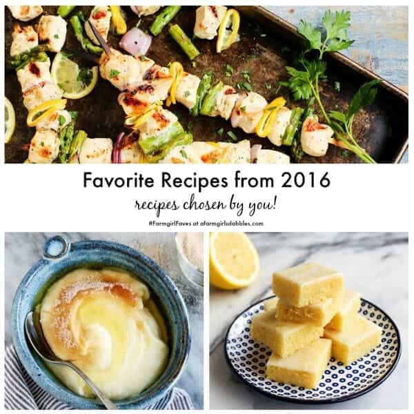 2016 favorite recipes chosen by the readers