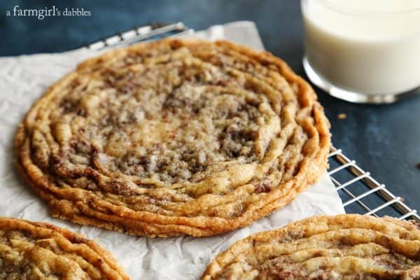 giant crinkled pan-banging chocolate chip cookies recipe