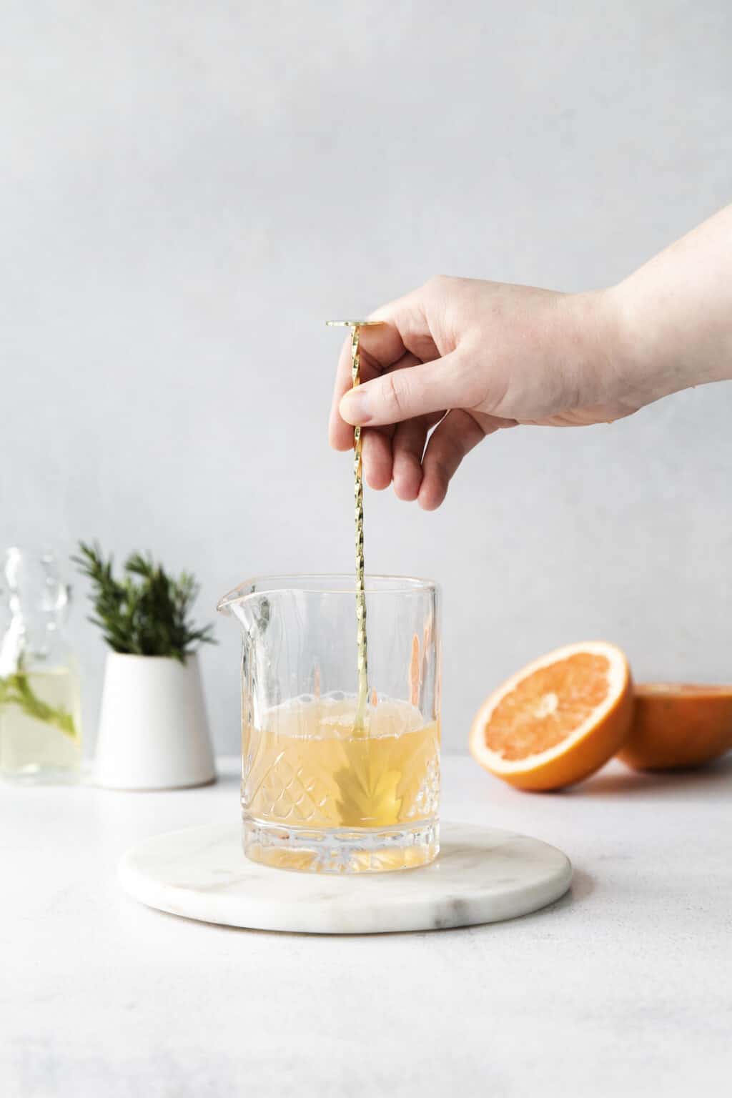 Easy Rosemary Greyhound Cocktail l A Farmgirl's Dabbles