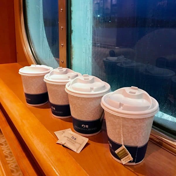 four to-go cups