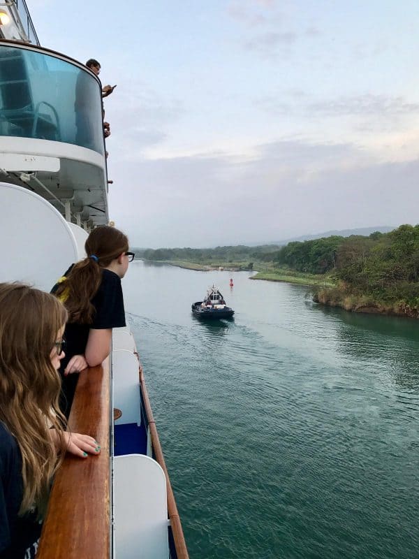 looking at the canal