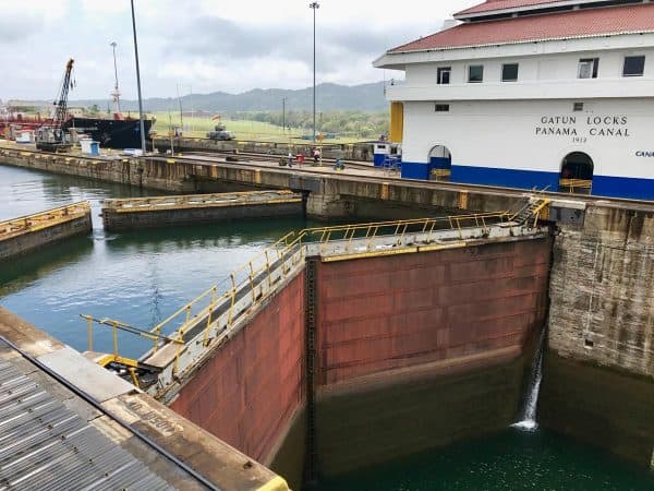 gatun locks at the panama canal