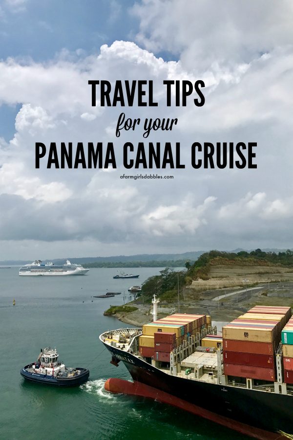 pinterest image of Travel Tips for your Panama Canal Cruise