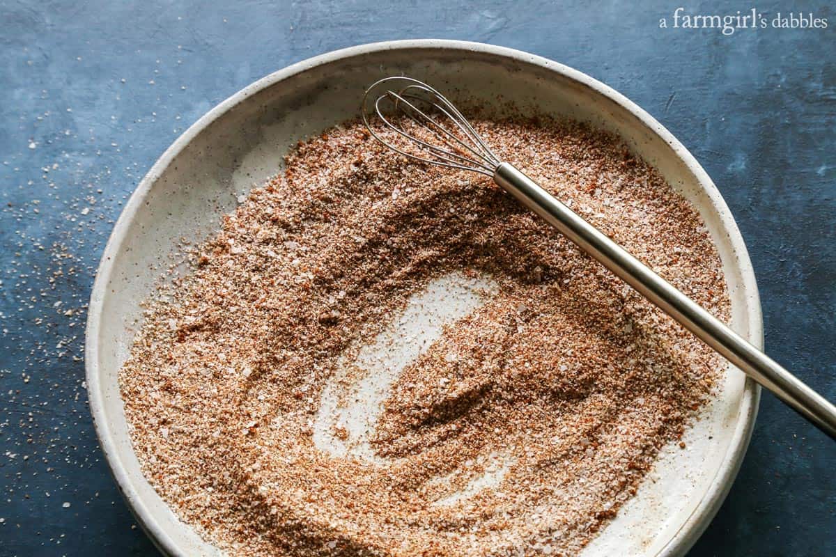 rim salt and a small whisk on a plate