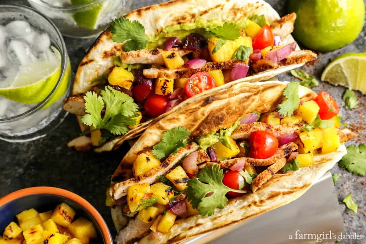 Grilled Pork and Pineapple Tacos A Farmgirl's Dabbles