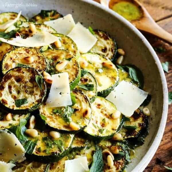 Grilled Zucchini Salad with Lemon-Herb Vinaigrette