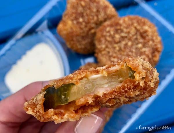 fried pickles with ranch