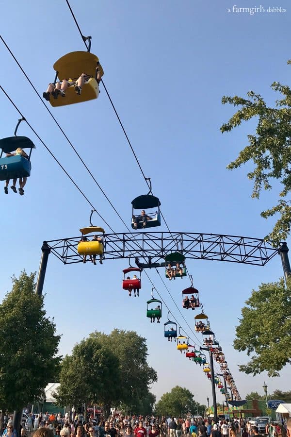 sky ride at the minnesota state fair