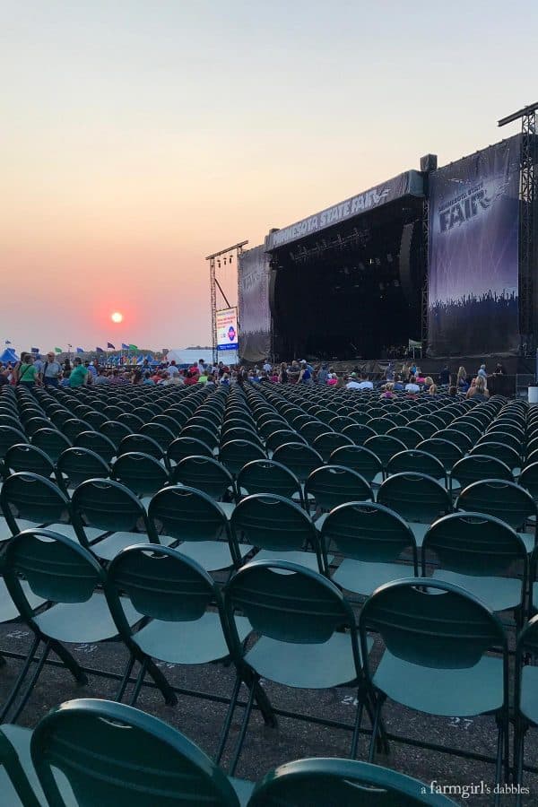 Minnesota state fair grandstand