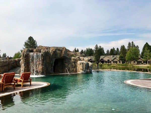 a resort pool