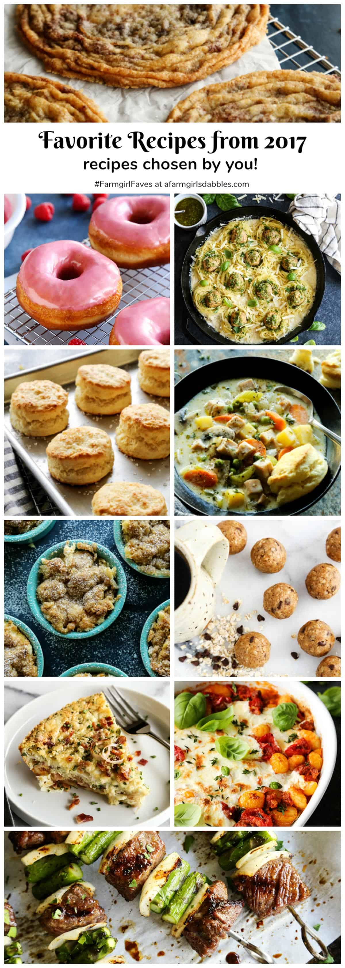 Favorite Recipes from 2017 chosen by readers