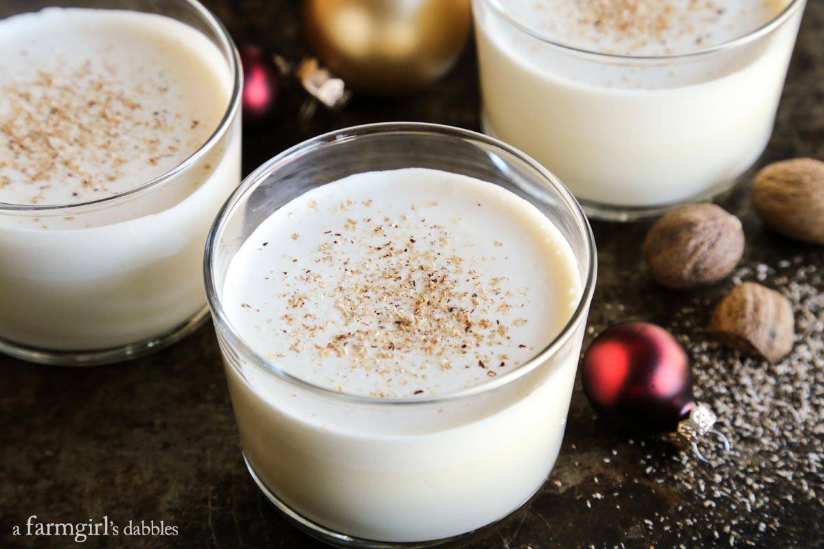 Homemade Eggnog Recipe A Farmgirl's Dabbles
