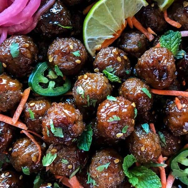 Asian meatballs