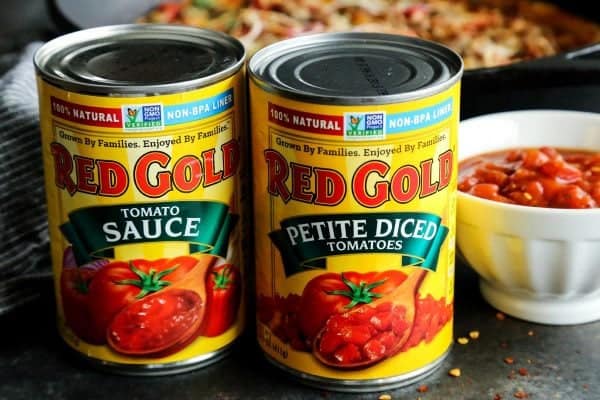 Red Gold Tomatoes cans