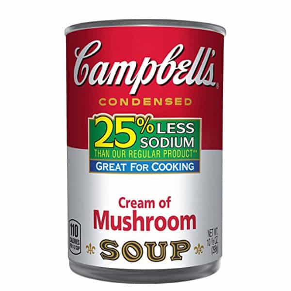 Less Sodium Cream of Mushroom Soup