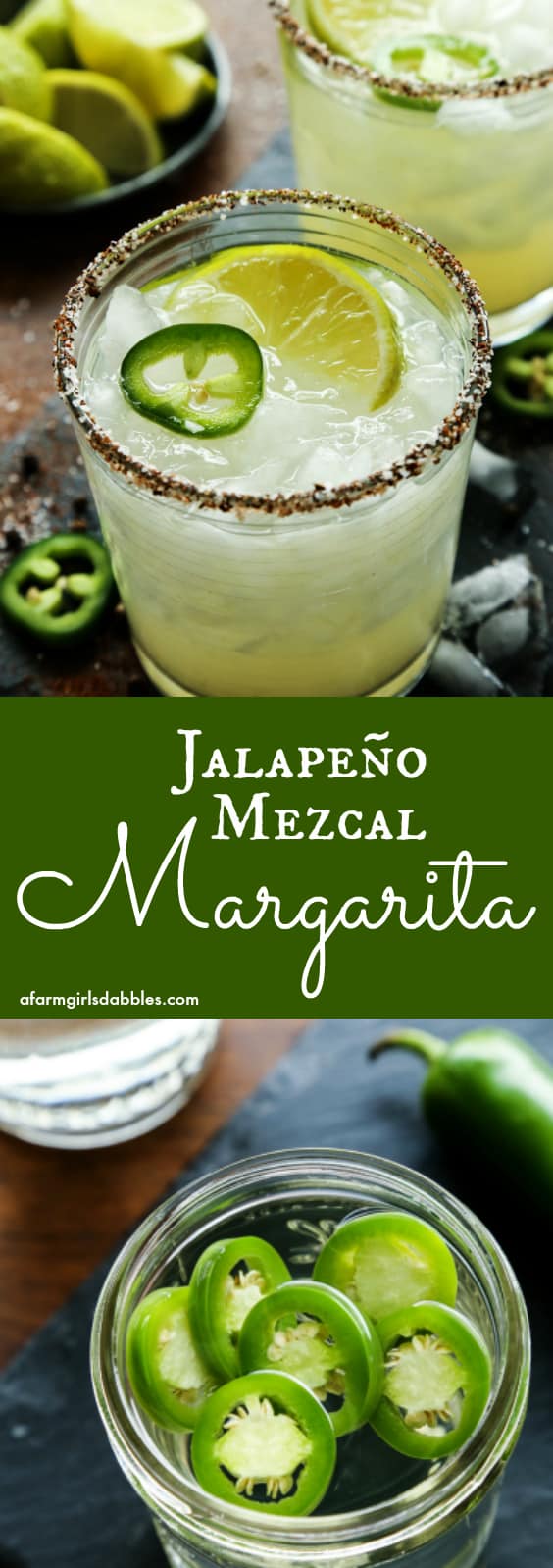 Jalapeno Mezcal Margarita • a farmgirl's dabbles Jalapeno Mezcal Margarita • a farmgirl's dabbles