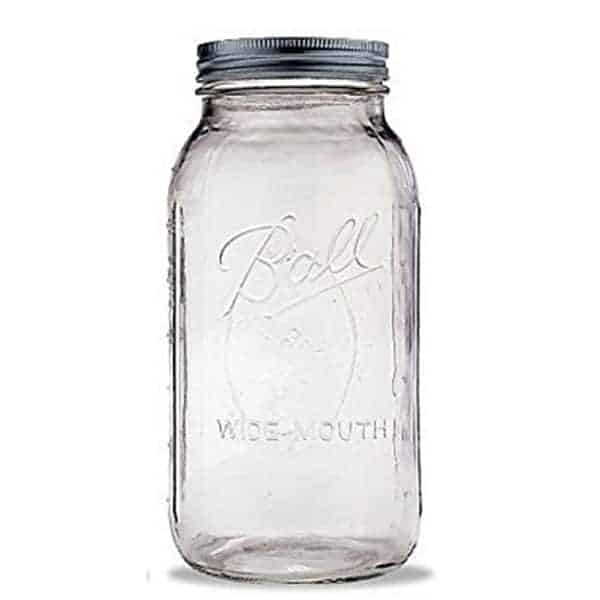 2 Quart Wide Mouth Canning Jar