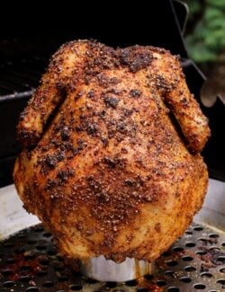 beer can chicken on the grill