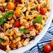 pinterest image of Sun Dried Tomato Pasta