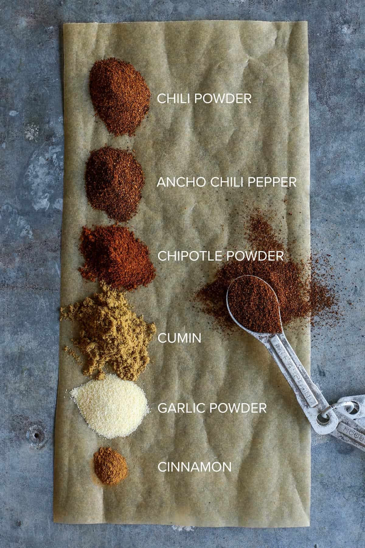 spices for chili recipe
