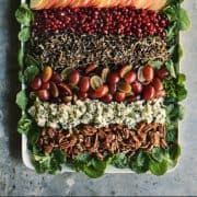 pinterest image of Holiday Wild Rice Salad