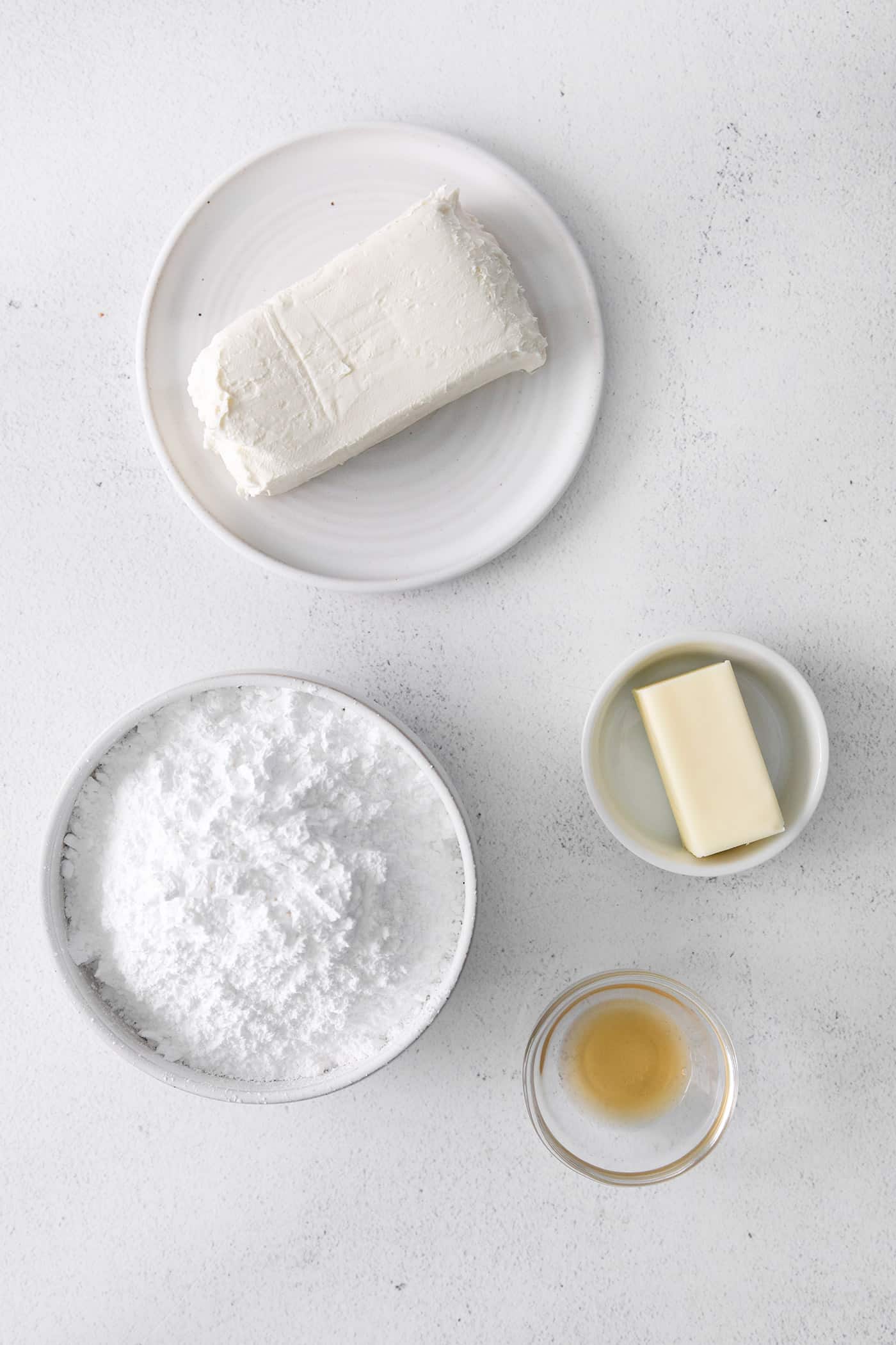 Cream cheese frosting ingredients