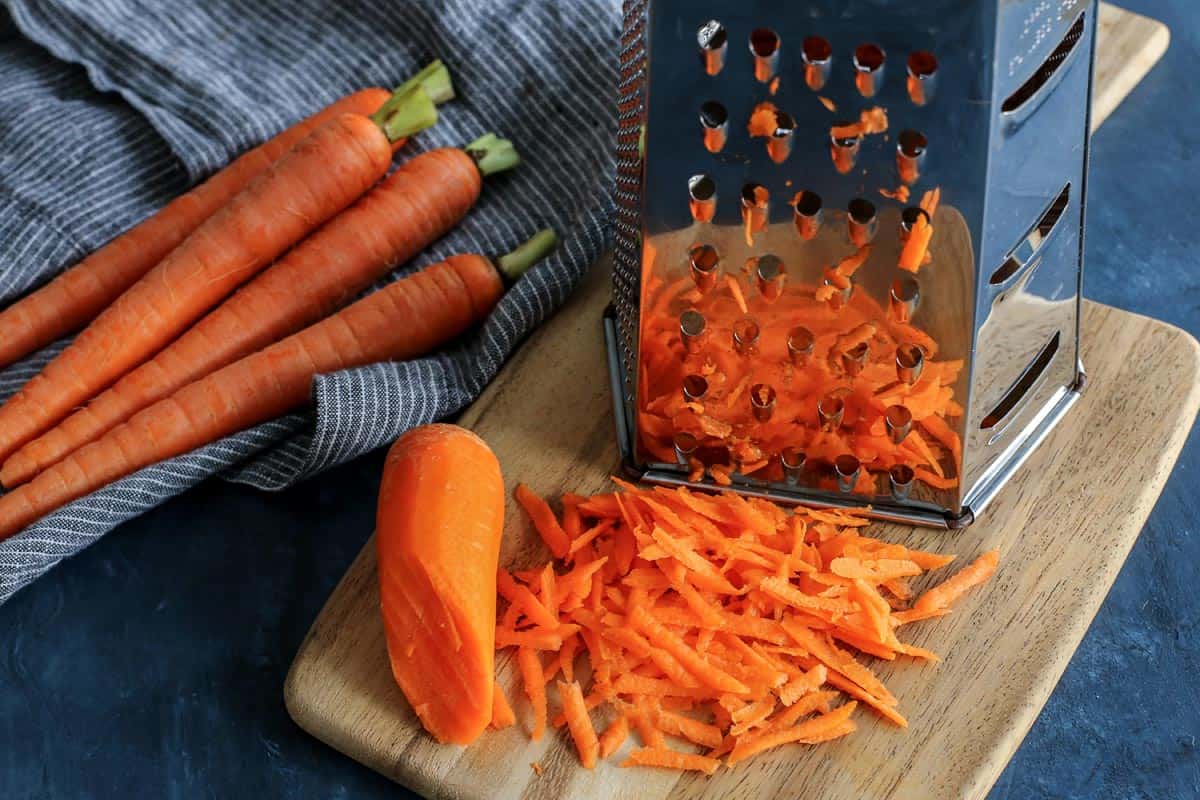 grated carrots