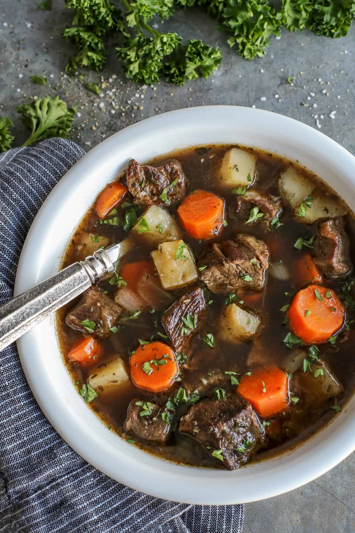 bowl of homemade Irish Beef Stew  