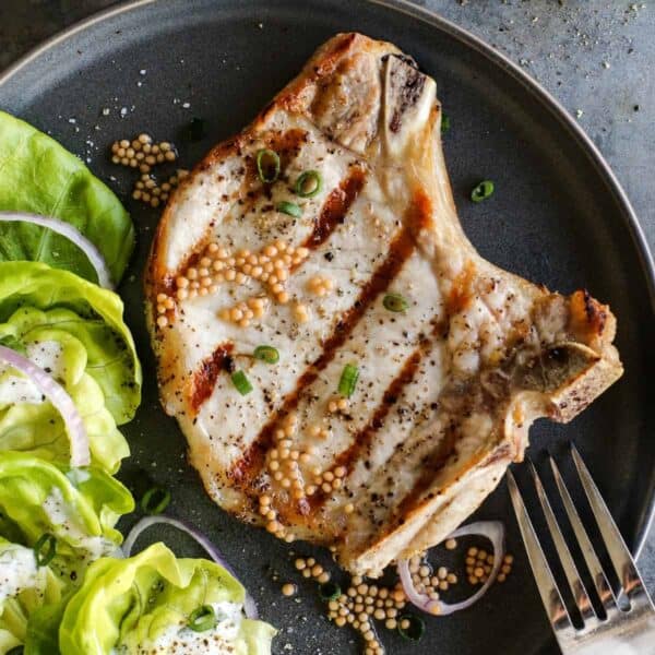 grilled pork chop