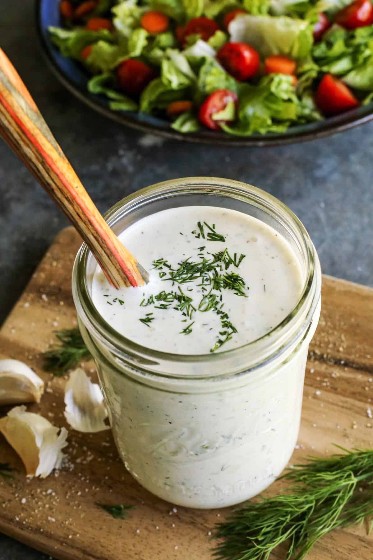 Homemade Buttermilk Ranch Dressing recipe • a farmgirl's dabbles