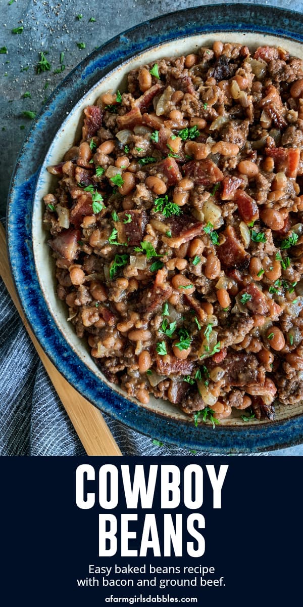 Cowboy Beans Baked Beans Recipe With Bacon And Ground Beef