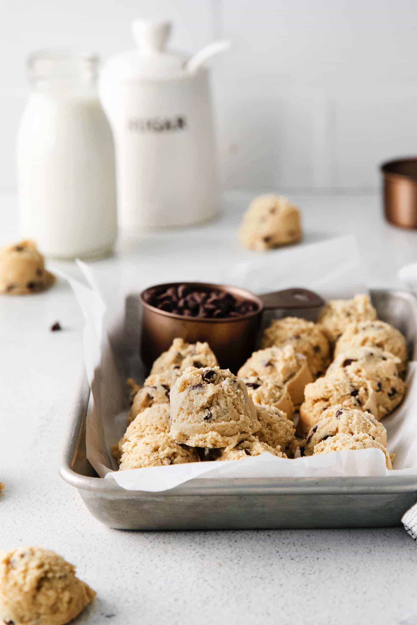 Edible Chocolate Chip Cookie Dough l A Farmgirl's Dabbles