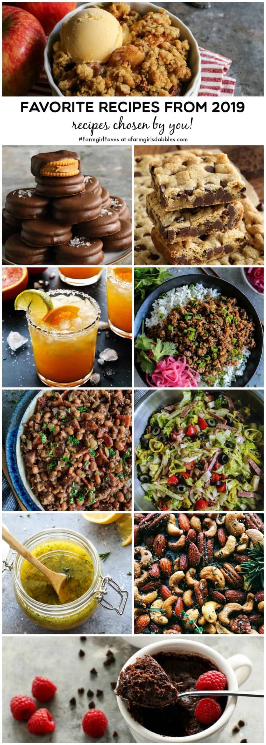 a collage of reader favorite recipes