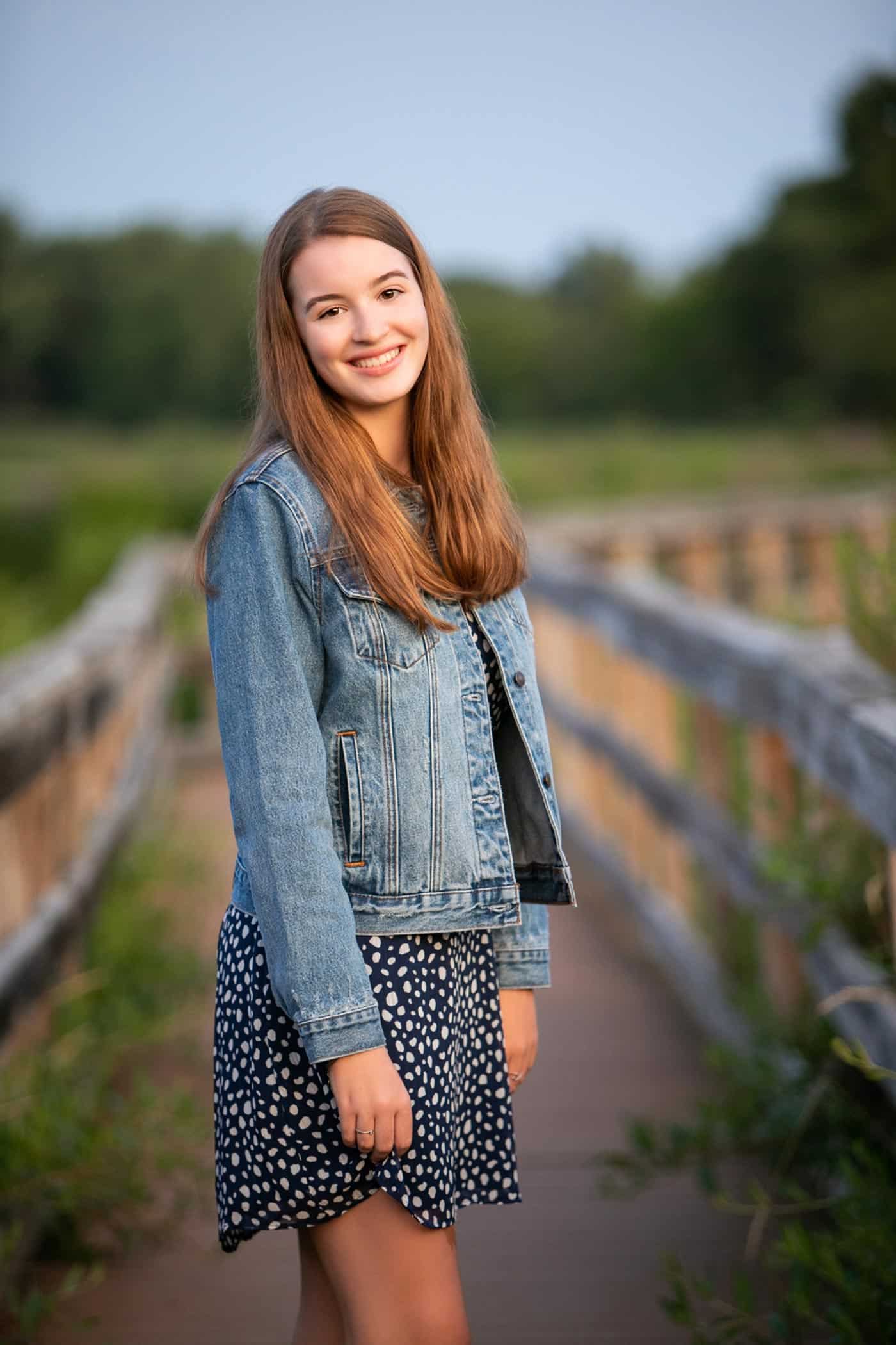 senior picture of a girl